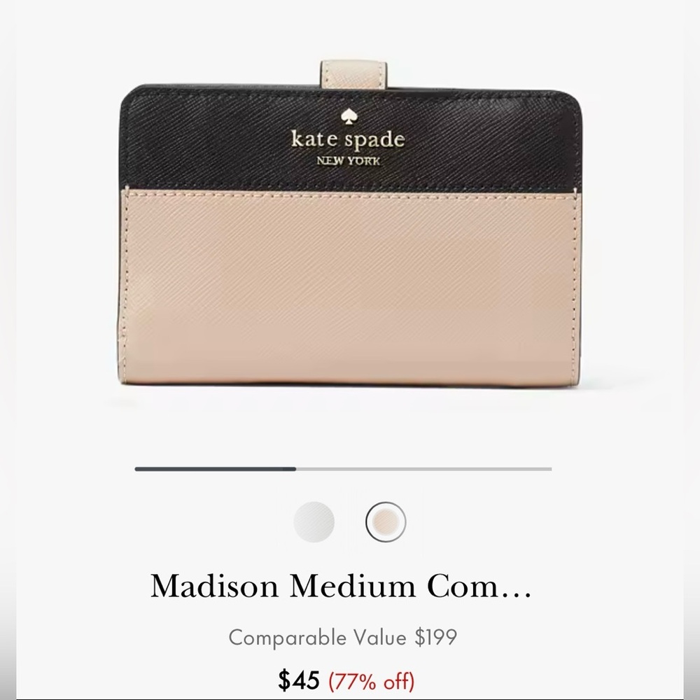Kate Spade medium wallet